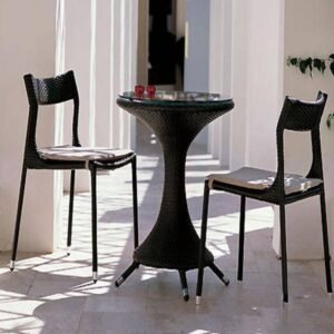 Baar stool outdoor furniture bunai pvc Ratan