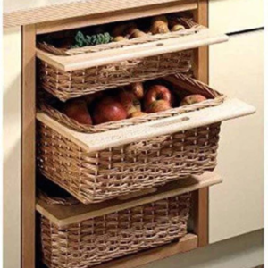 Outdoor kitchen basket Prem iron bunai Rattan - Wicker - PVC + wood 🪵